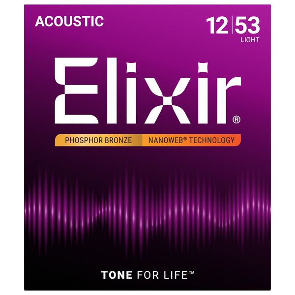 Elixir Nanoweb Light Phosphor Bronze