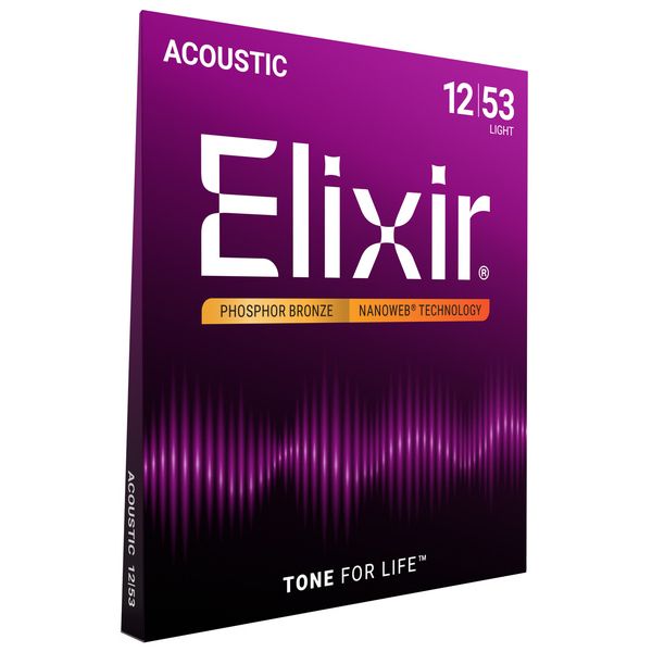 Elixir Nanoweb Light Phosphor Bronze